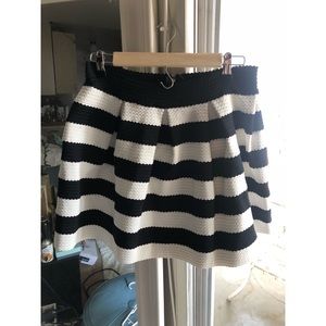 Black and white skirt